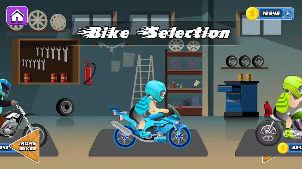 Play Bike Hill Racing - Bike Game as an online game Bike Hill Racing - Bike Game with UptoPlay