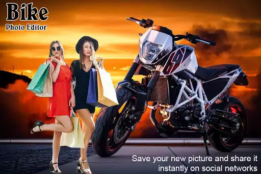 Play Bike Photo Editor & Photo Frame 2020 as an online game Bike Photo Editor & Photo Frame 2020 with UptoPlay
