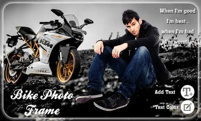 Play Bike photo frames editor Play Bike photo frames editor