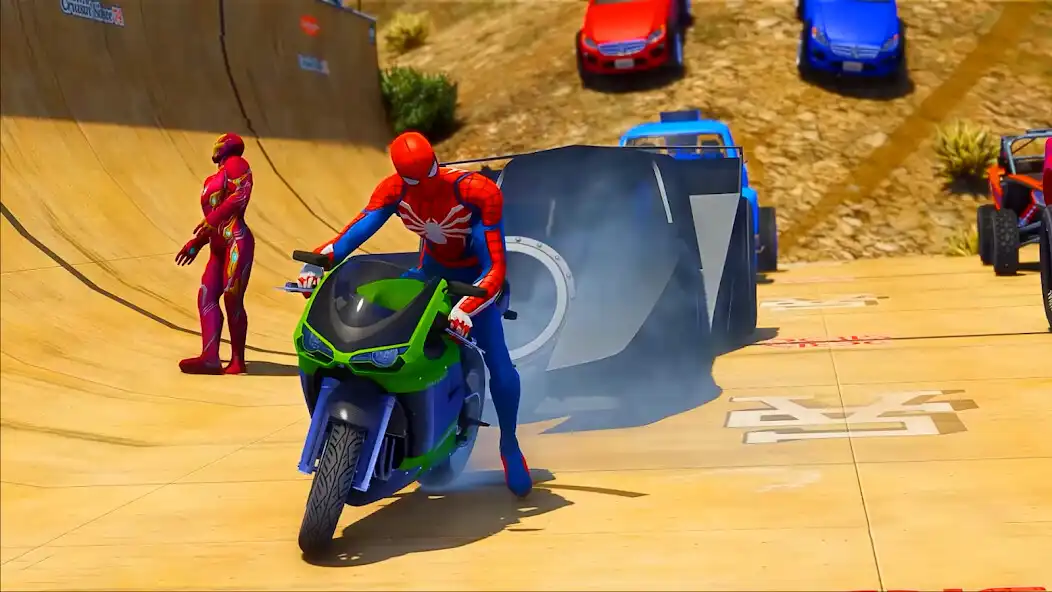 Play Bike Races: GT Spider Moto as an online game Bike Races: GT Spider Moto with UptoPlay