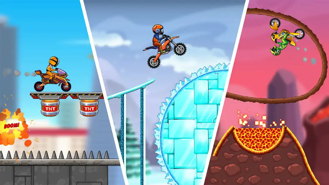 Play Bike Racing 3D: Dirtbike Stunt  and enjoy Bike Racing 3D: Dirtbike Stunt with UptoPlay