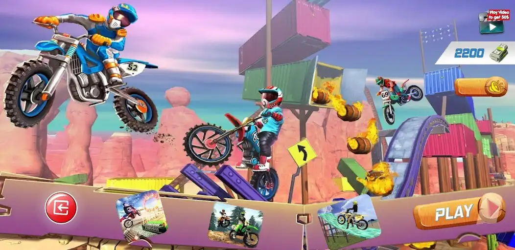 Play Bike Racing 3D: Stunt Madness  and enjoy Bike Racing 3D: Stunt Madness with UptoPlay