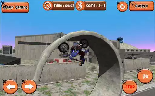 Play Bike Racing Army Adventure 3D as an online game Bike Racing Army Adventure 3D with UptoPlay