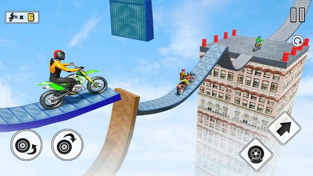 Play Bike Racing: Spider Motocross as an online game Bike Racing: Spider Motocross with UptoPlay
