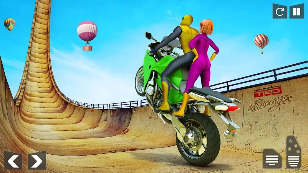 Play Bike Racing Stunt - Bike Games as an online game Bike Racing Stunt - Bike Games with UptoPlay