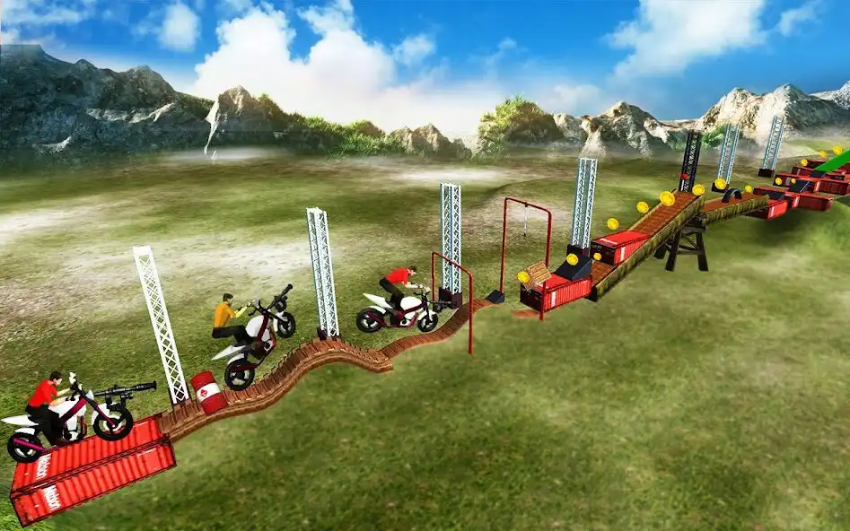 Play Bike Rider Game 2019- 3D Bike Stunts Free as an online game Bike Rider Game 2019- 3D Bike Stunts Free with UptoPlay