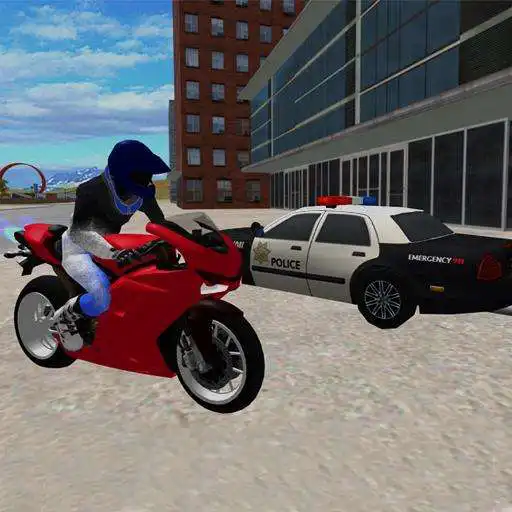 Play Bike Rider vs Cop Car City Police Chase APK