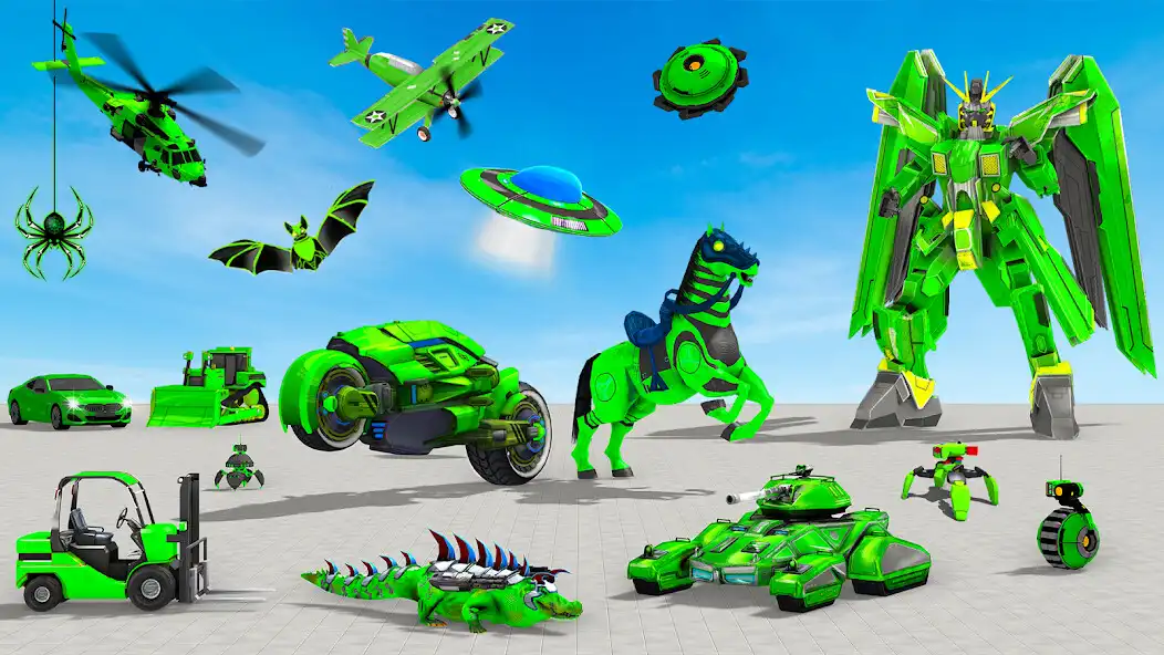 Play Bike Robot Car Transform Game as an online game Bike Robot Car Transform Game with UptoPlay