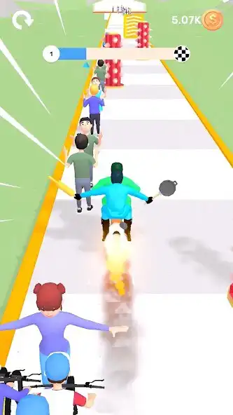 Play Biker Slap Race as an online game Biker Slap Race with UptoPlay
