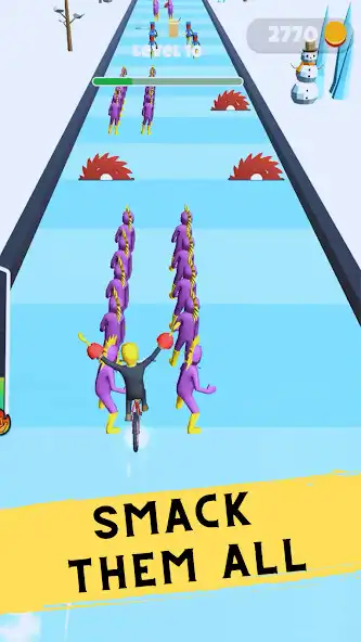 Play Bike Rush 3D: Slap and Run as an online game Bike Rush 3D: Slap and Run with UptoPlay