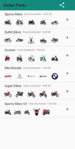 Play Bike Stickers for Whatsapp  and enjoy Bike Stickers for Whatsapp with UptoPlay