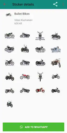 Play Bike Stickers for Whatsapp as an online game Bike Stickers for Whatsapp with UptoPlay
