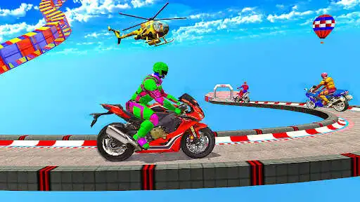 Play Bike Stunt 3d Race Bike Games as an online game Bike Stunt 3d Race Bike Games with UptoPlay