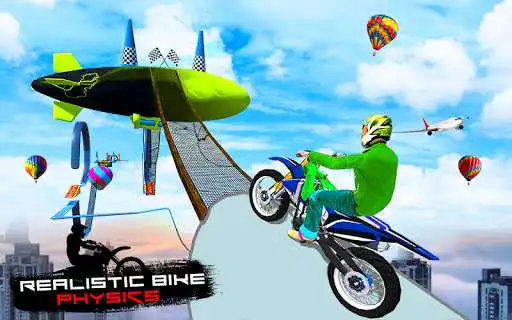 Play Bike Stunt 3d Race Mega Ramp as an online game Bike Stunt 3d Race Mega Ramp with UptoPlay