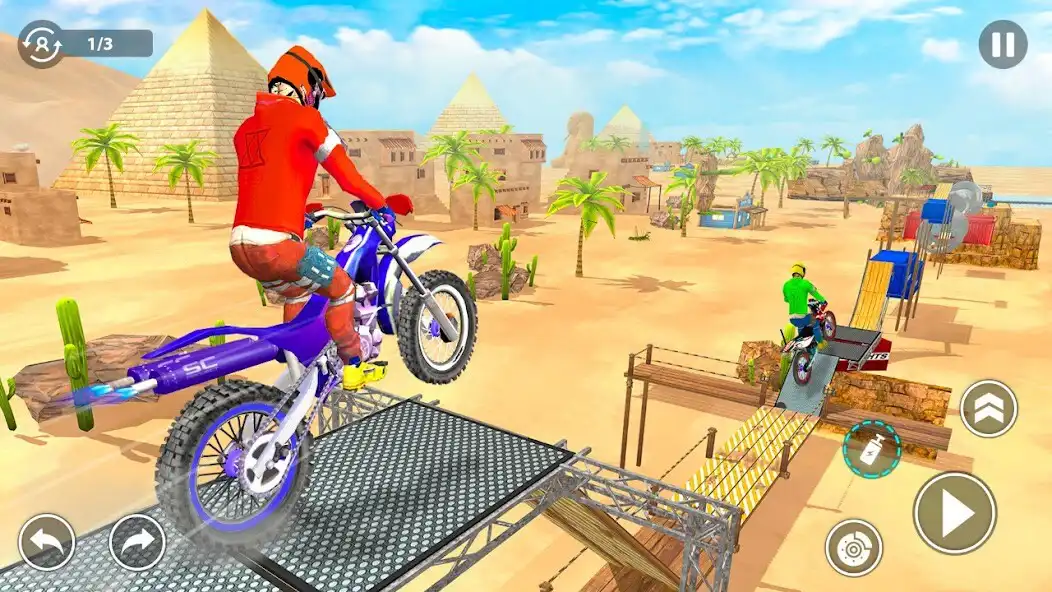 Play Bike Stunt GT Bike Racing Game as an online game Bike Stunt GT Bike Racing Game with UptoPlay