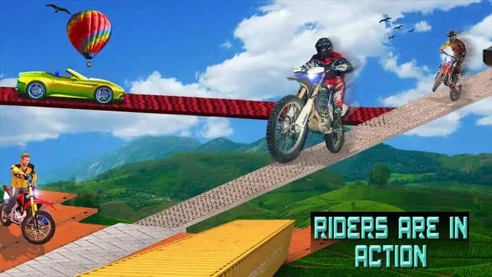Play Bike Stunt Impossible Tracks: Tricky Wheels Racer