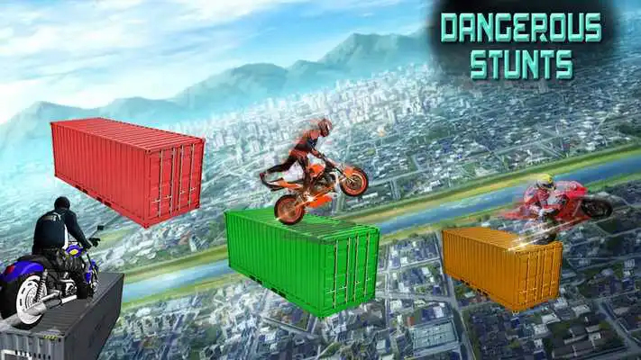Play Bike Stunt Impossible Tracks: Tricky Wheels Racer