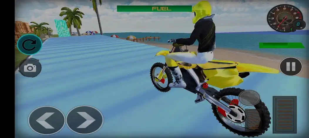 Play Bike stunt race - Racing game as an online game Bike stunt race - Racing game with UptoPlay