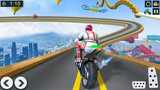 Play Bike Stunt Racing : Bike Games  and enjoy Bike Stunt Racing : Bike Games with UptoPlay