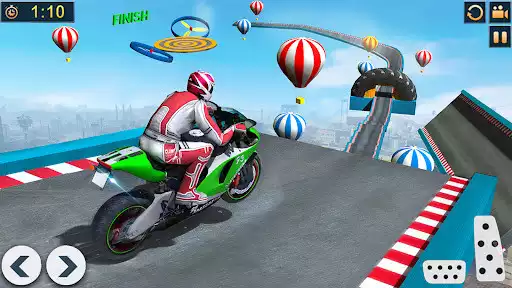 Play Bike Stunt Racing : Bike Games as an online game Bike Stunt Racing : Bike Games with UptoPlay