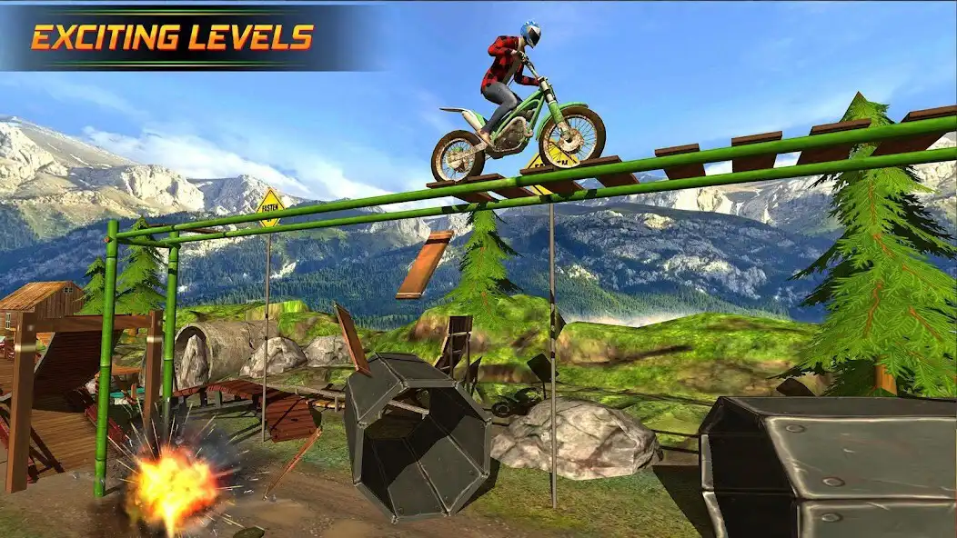 Play Bike Stunts Racing Free as an online game Bike Stunts Racing Free with UptoPlay