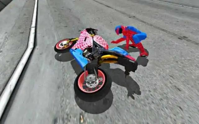 Play Bike Super Hero Stunt Driver Racing