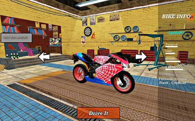 Play Bike Super Hero Stunt Driver Racing