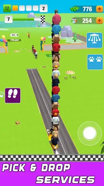Play Bike Taxi - Theme Park Tycoon as an online game Bike Taxi - Theme Park Tycoon with UptoPlay