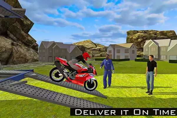 Play Bike Transporter Big Truck