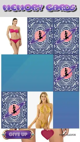 Play Bikini Memory Cards as an online game Bikini Memory Cards with UptoPlay
