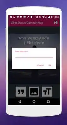 Play Bikin Status Gambar Kata