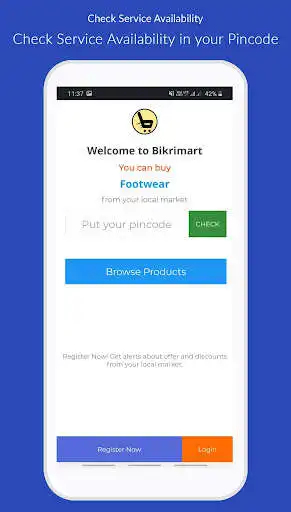 Play Bikrimart- Order Grocery, Vegetable, Fruits Online as an online game Bikrimart- Order Grocery, Vegetable, Fruits Online with UptoPlay