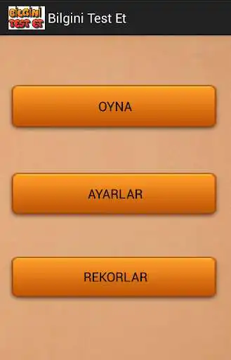 Play Bilgini Test Et  and enjoy Bilgini Test Et with UptoPlay
