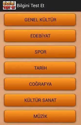 Play Bilgini Test Et as an online game Bilgini Test Et with UptoPlay