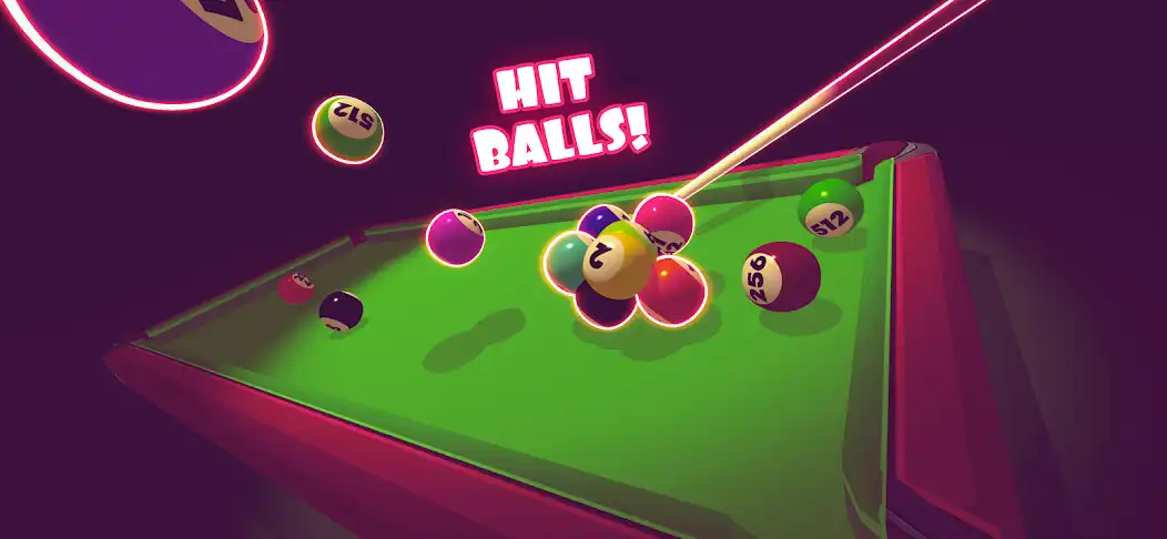 Play Billiard 2048: Pushing Master as an online game Billiard 2048: Pushing Master with UptoPlay
