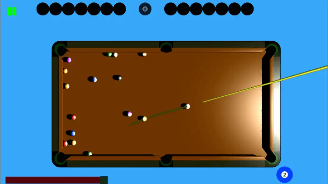 Play Billiard Simulator as an online game Billiard Simulator with UptoPlay