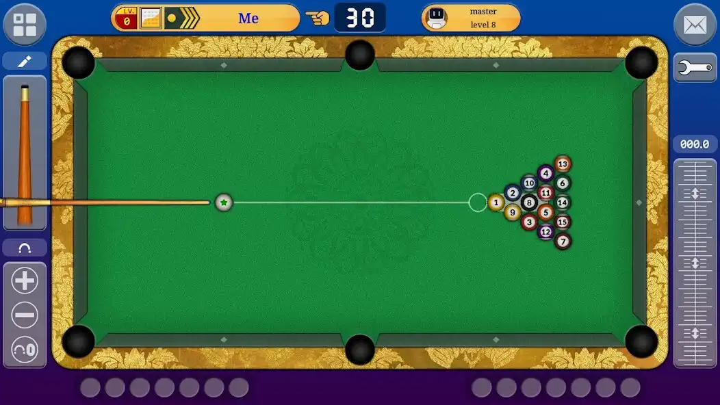 Play Billiards offline 8 ball pool as an online game Billiards offline 8 ball pool with UptoPlay