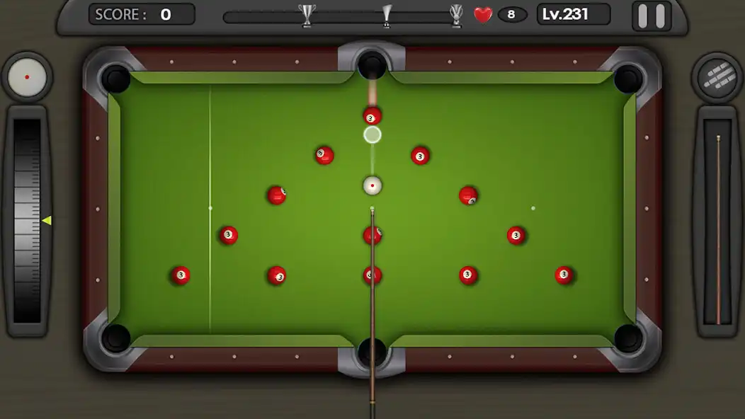 Play Billiards World - 8 ball pool as an online game Billiards World - 8 ball pool with UptoPlay
