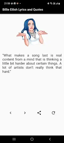 Play Billie Eilish Quotes - Lyrics  and enjoy Billie Eilish Quotes - Lyrics with UptoPlay