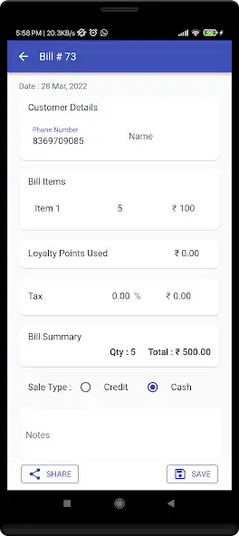 Play Billing Loyalty POS for Retail as an online game Billing Loyalty POS for Retail with UptoPlay