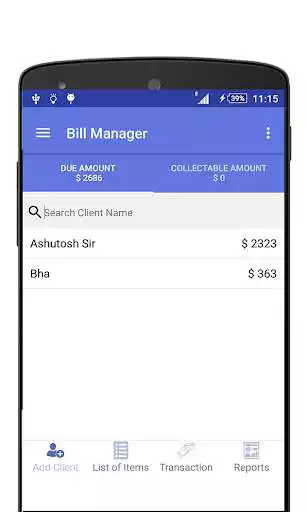Play APK Bill Manager- Accounting + Invoice  and enjoy Bill Manager- Accounting + Invoice with UptoPlay com.accurasoftech.bill_manger