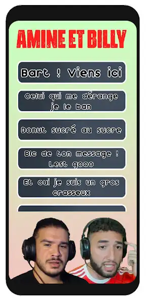 Play Billy / Amine Soundboard as an online game Billy / Amine Soundboard with UptoPlay