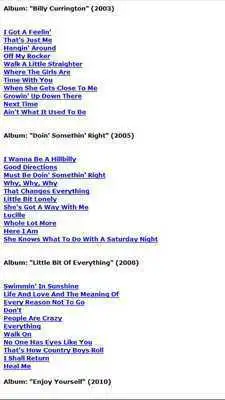 Play Billy Currington Lyrics