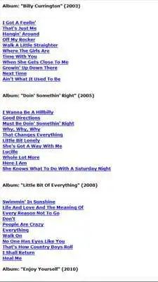 Play Billy Currington Lyrics