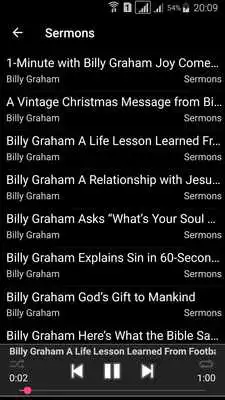Play Billy Grahams Sermons