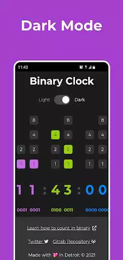 Play Binary Clock as an online game Binary Clock with UptoPlay