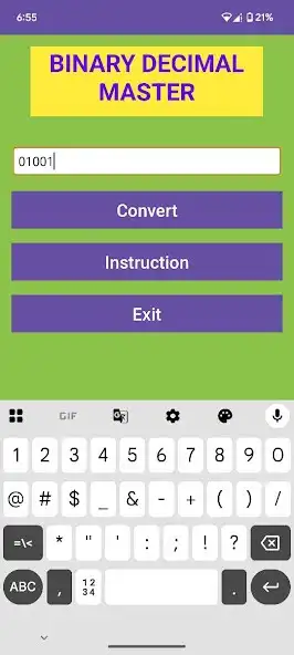 Play Binary Decimal Master as an online game Binary Decimal Master with UptoPlay