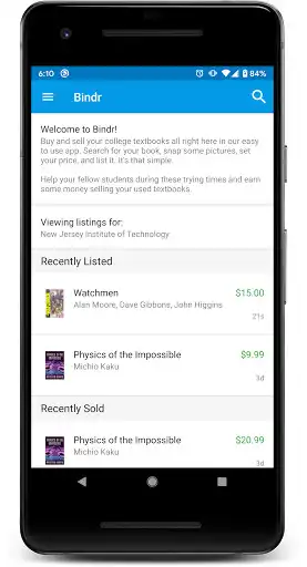 Play Bindr - Sell College Textbooks as an online game Bindr - Sell College Textbooks with UptoPlay