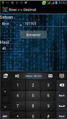 Play Biner <-> Desimal Konversi