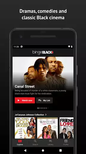 Play bingeBLACK.TV as an online game bingeBLACK.TV with UptoPlay